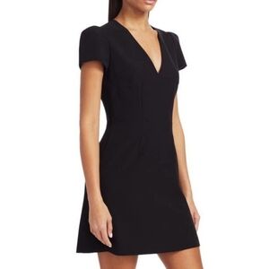 Milly Cady Atalie Mini Dress Black Size 0 NWT